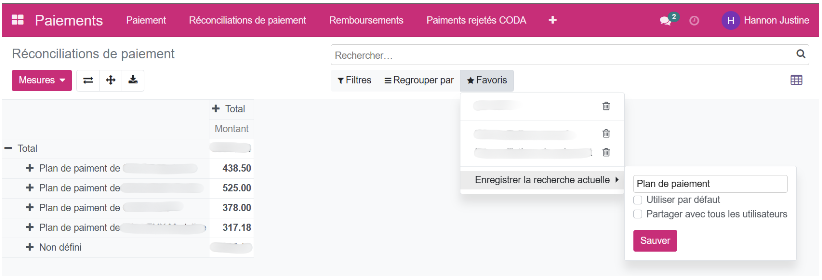 Plan de paiement