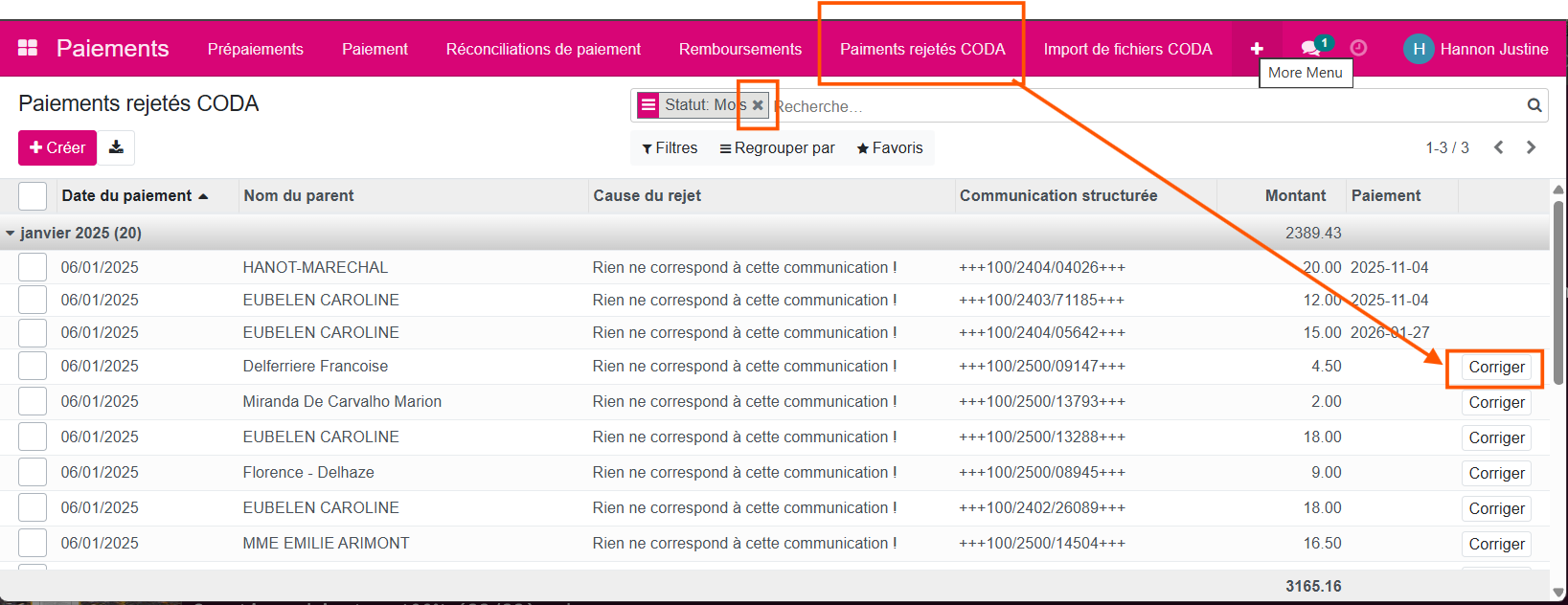 paiement coda traite