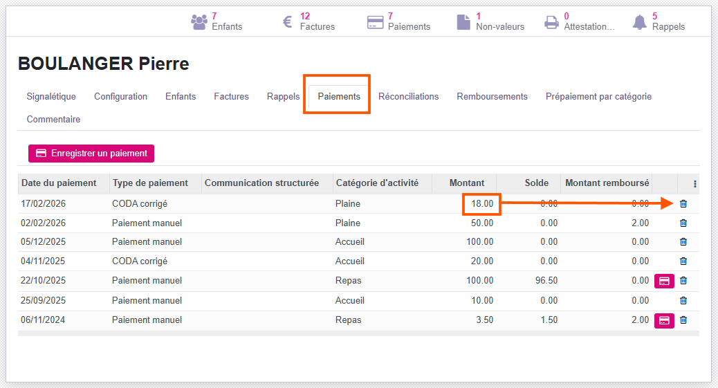 paiement coda traite
