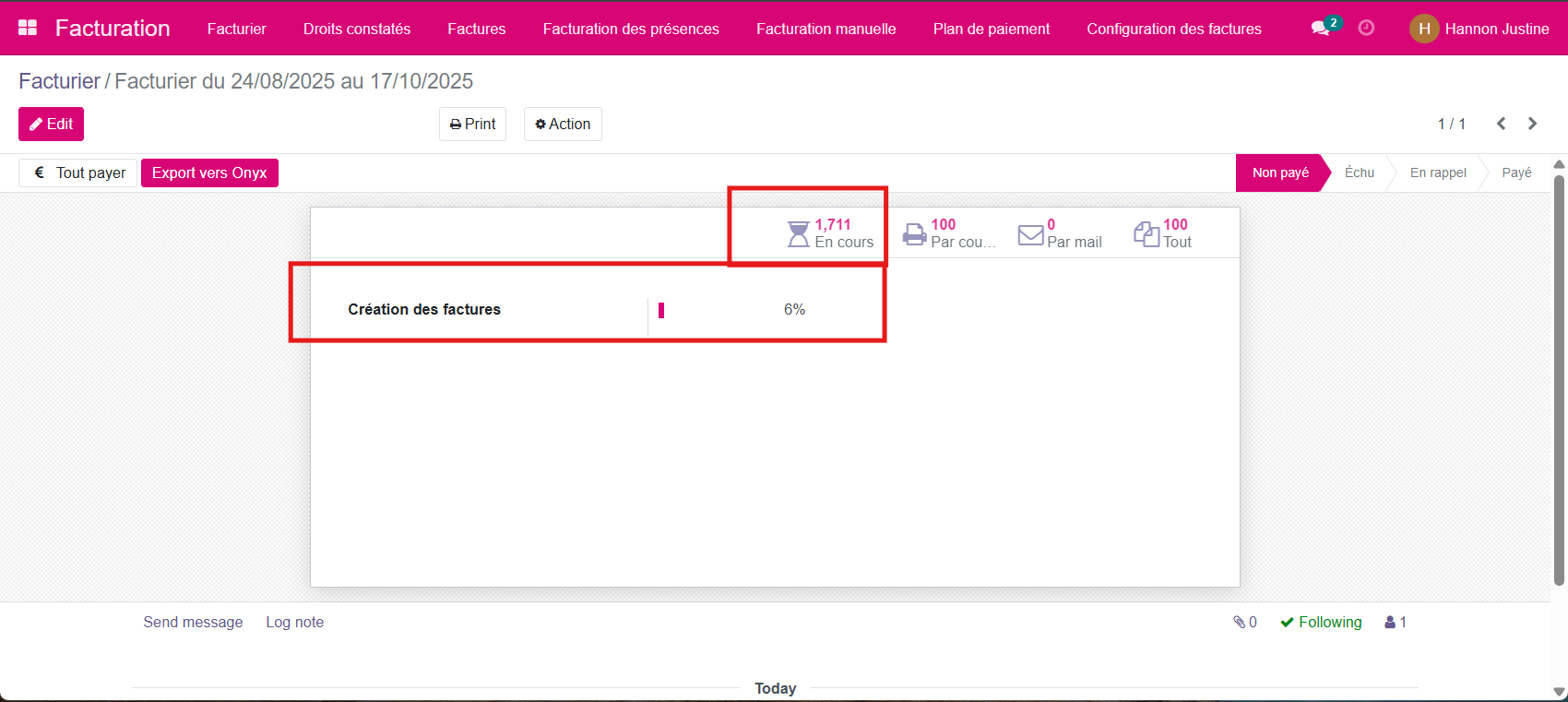 Création du facturier 2
