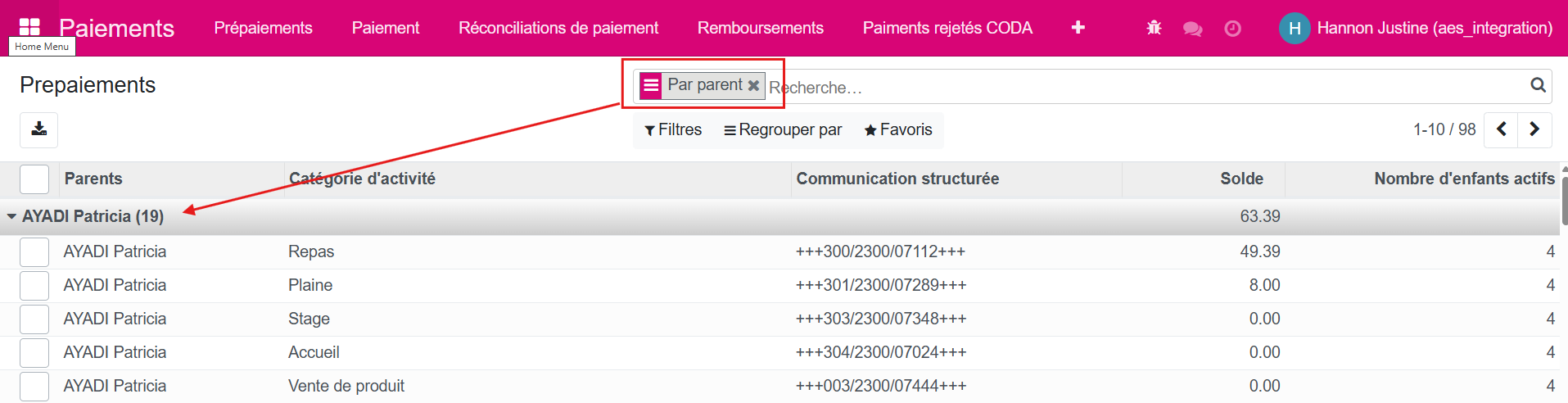 prépaiement