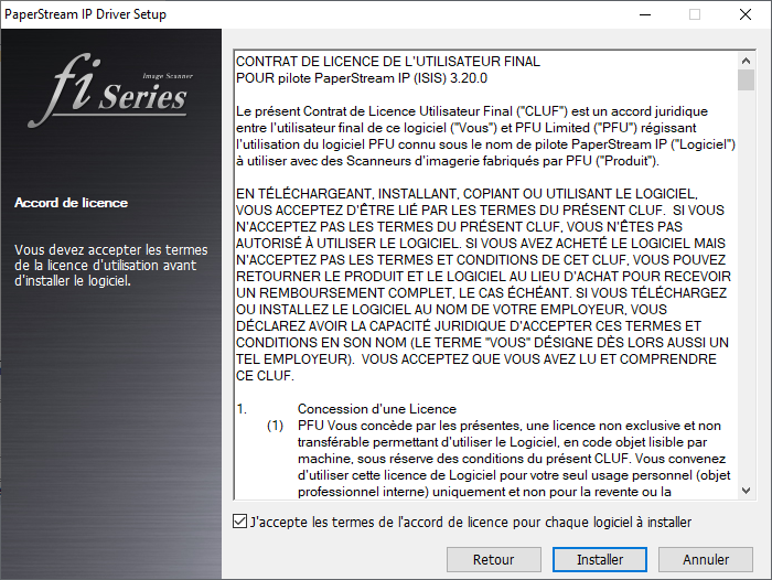 Installation du driver 3